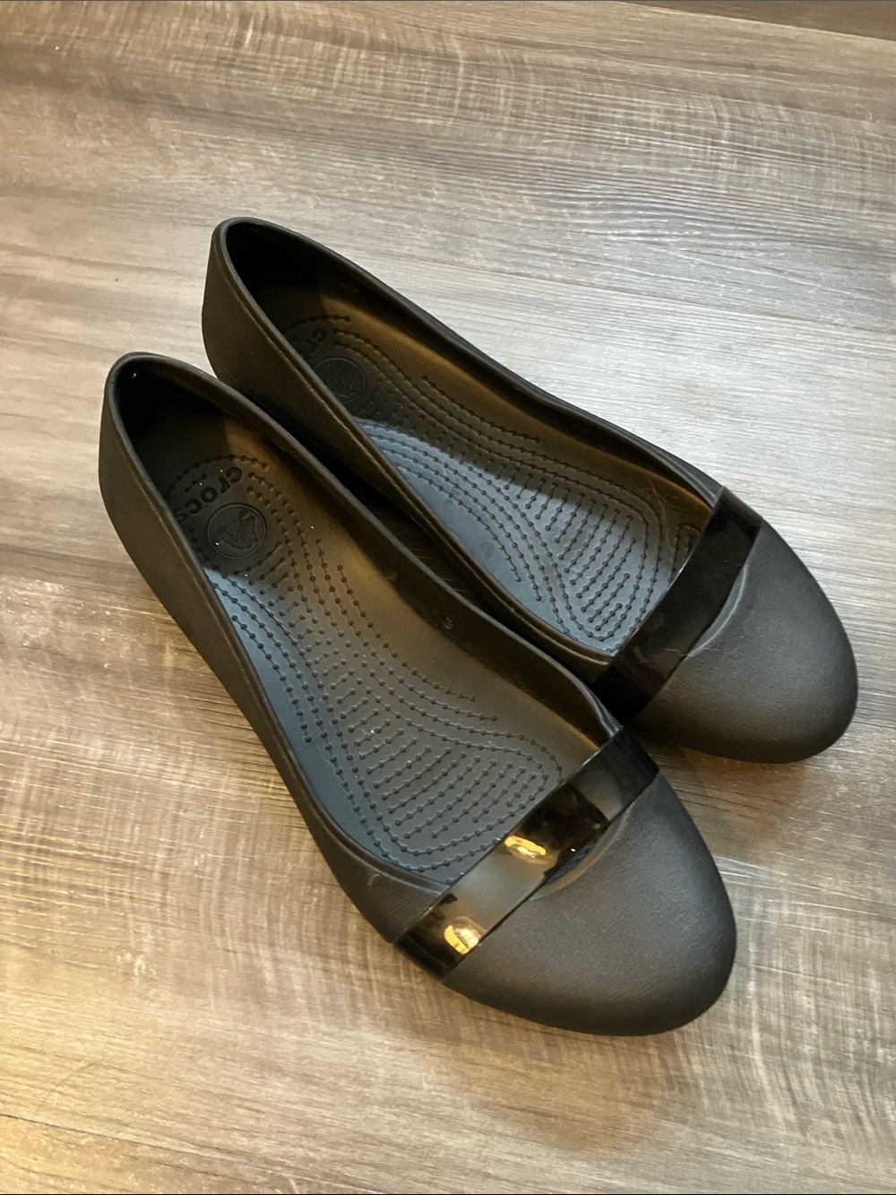 Crocs Mary Jane flats size 11